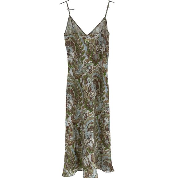 Wilfred Only Slip Green Midi Dress Size XS - Picture 2 of 4